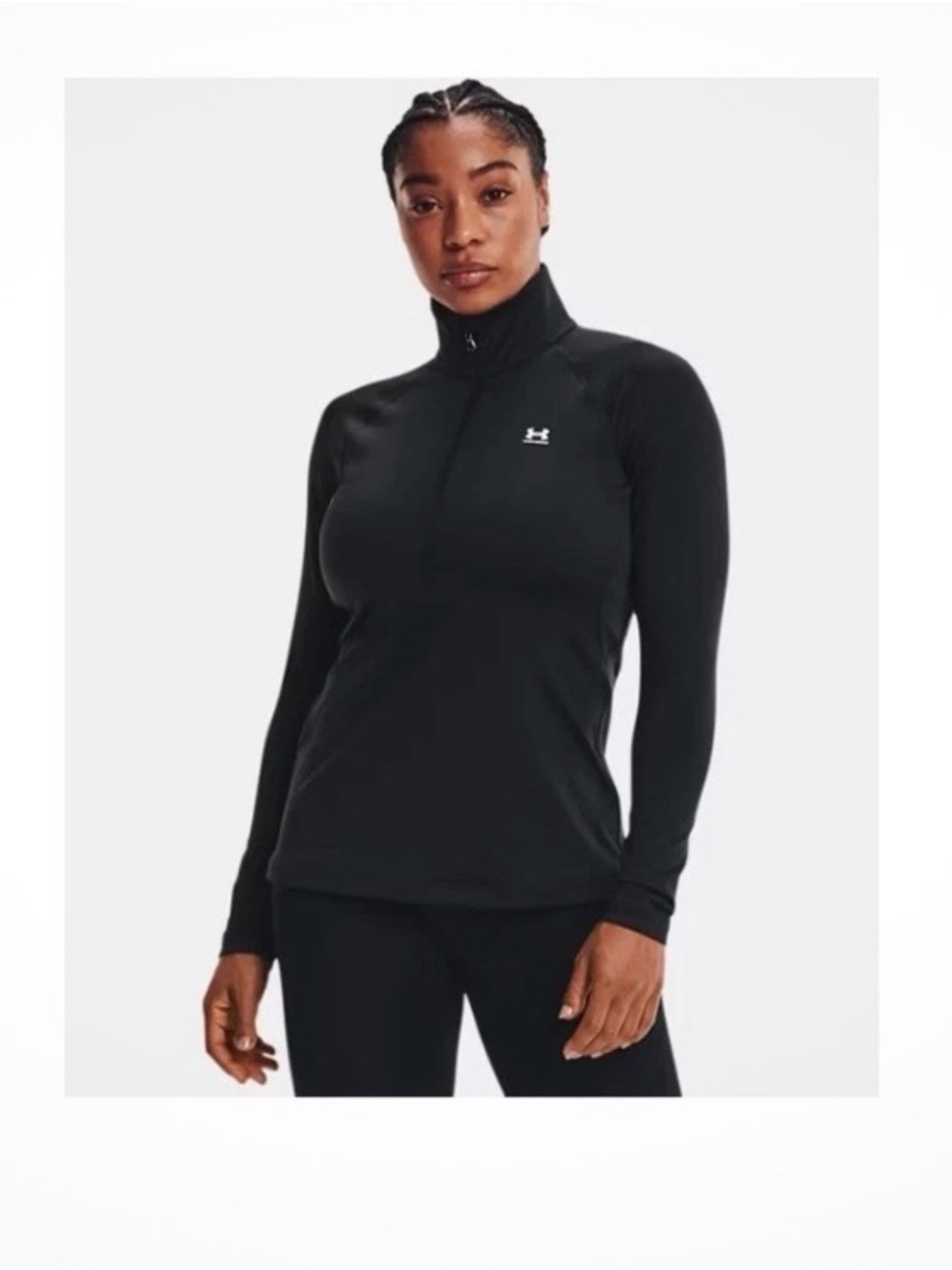 Women’s under Armour Cold gear 1/2 zip black